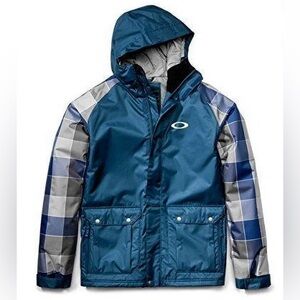OAKLEY BONK SKI / SNOWBOARD WINTER JACKET BLUE Mens Size Medium